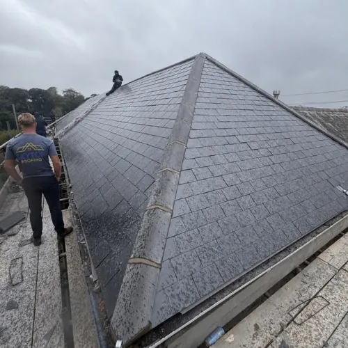 Recent roof project completed in Plymouth